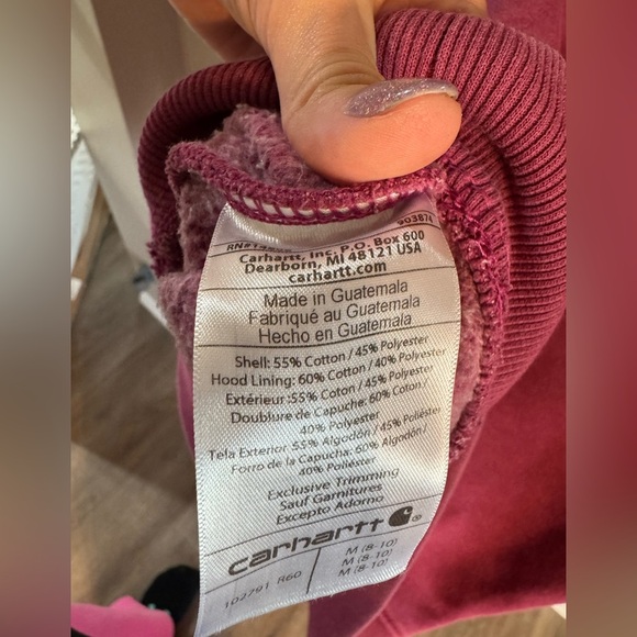 Carhartt Berry Hoodie with Logo - Picture 5 of 5